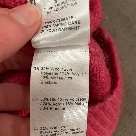 SAMSOE WOOL PINK SWEATER - Picture 4 of 4